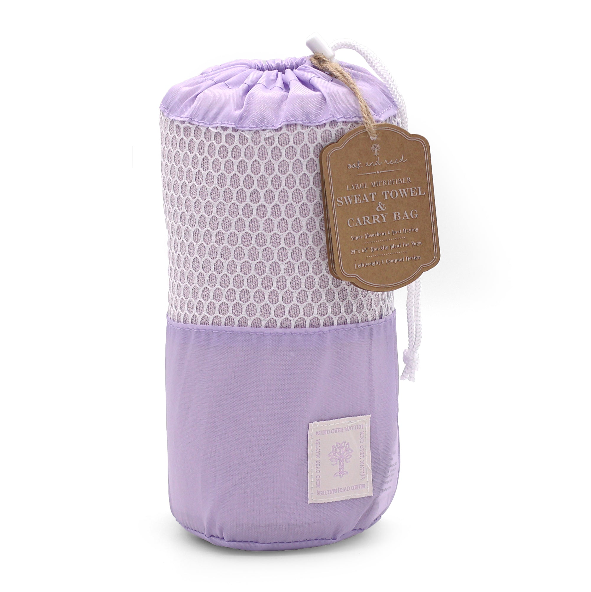 Large Microfiber Yoga Mat Towel with Carry Bag