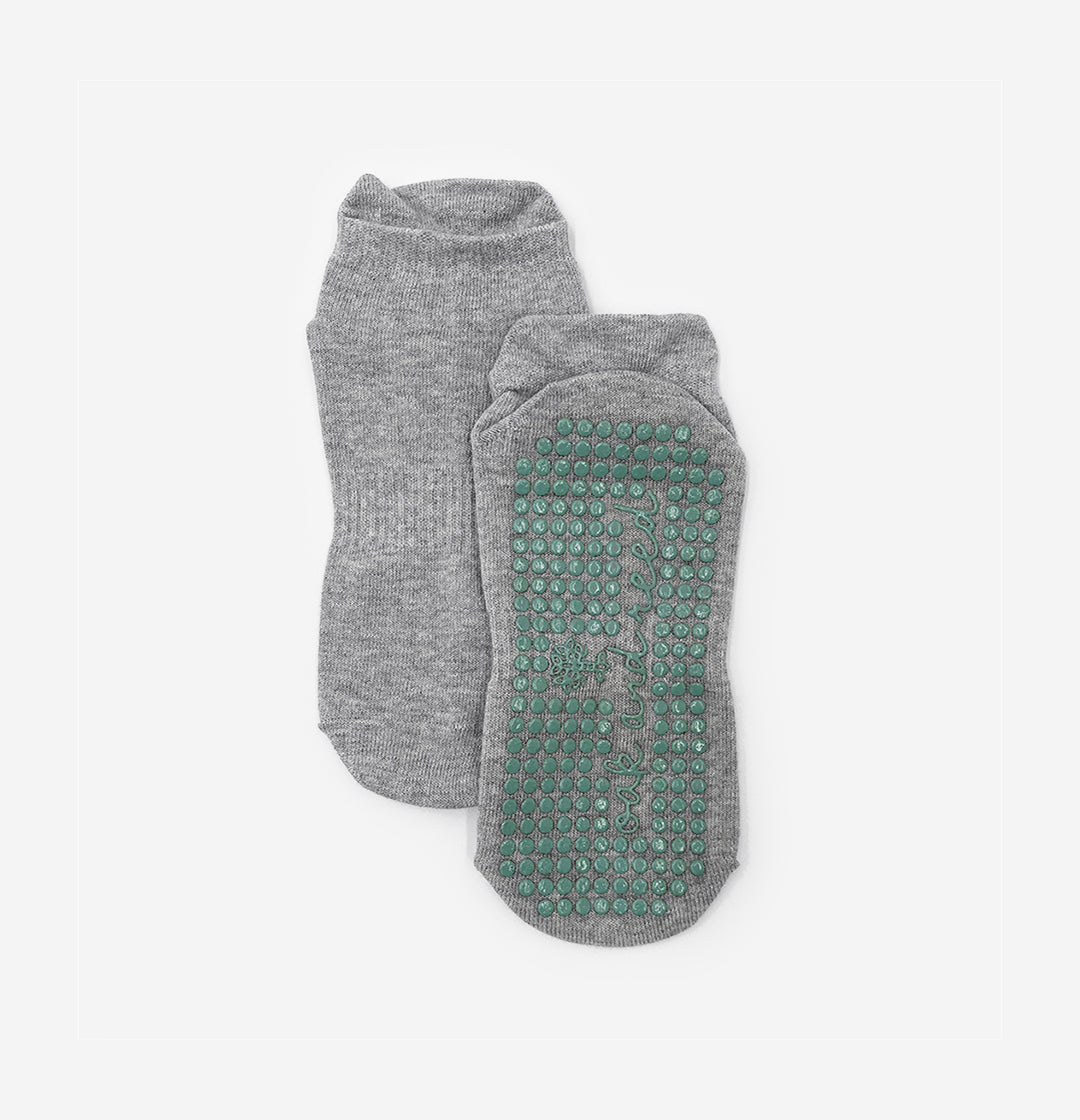 Get a Grip Studio Socks, Heather Grey