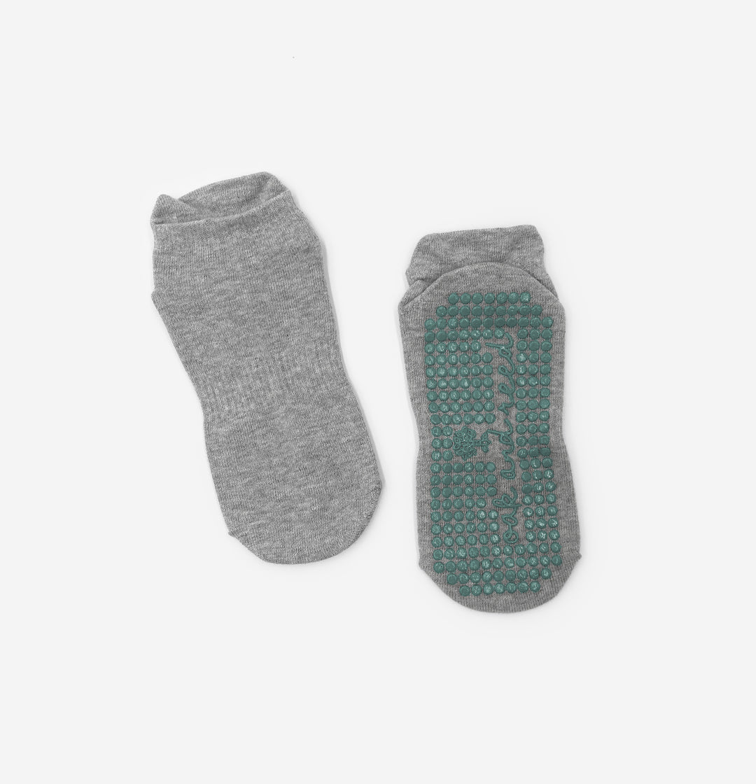 Get a Grip Studio Socks, Heather Grey