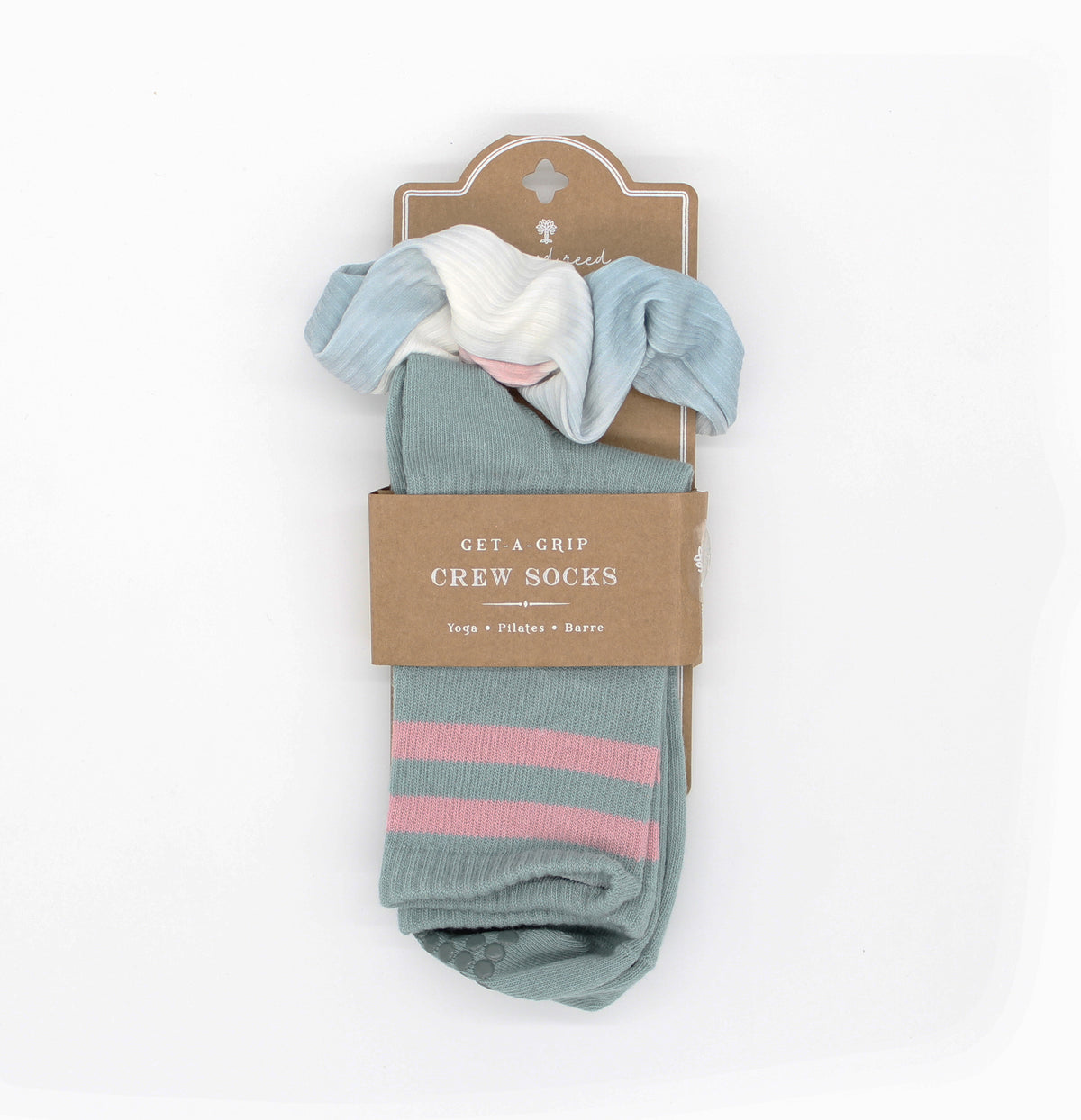 Get-a-Grip Varsity Crews + Scrunchie Set
