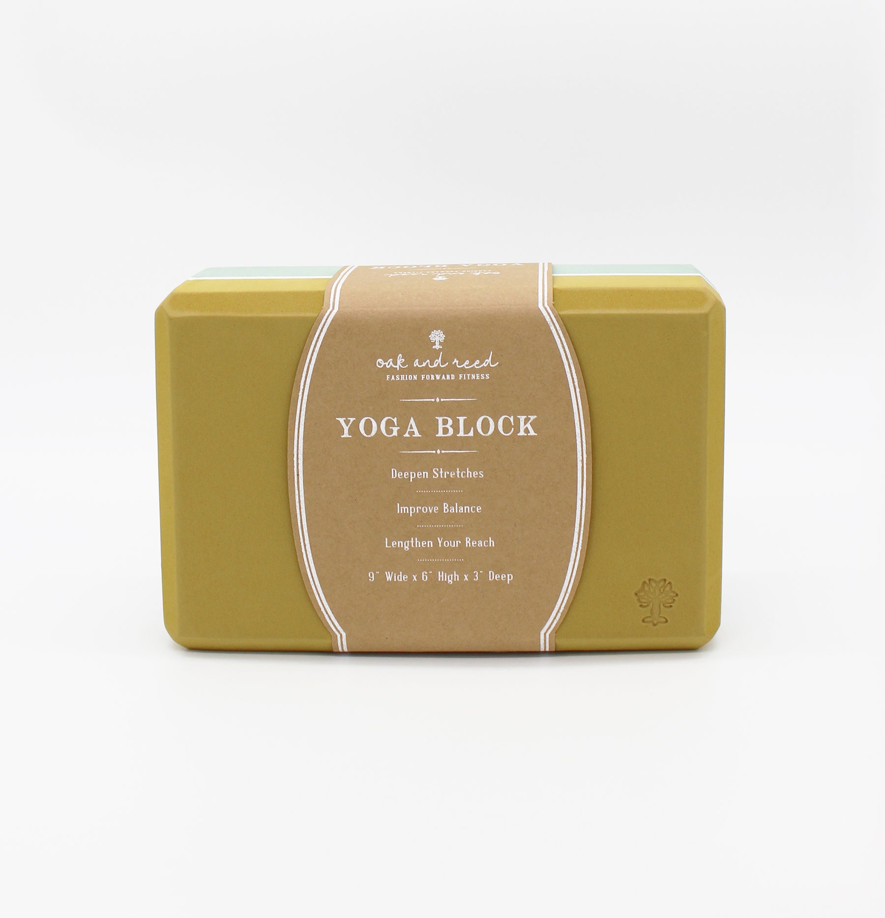 Color-Blocked Yoga Block