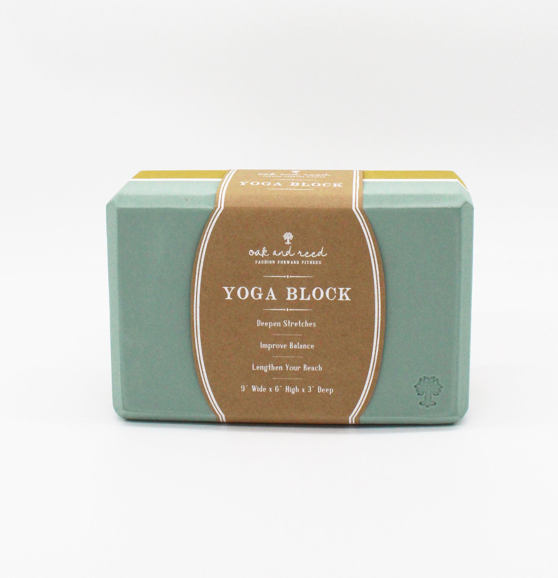 Color-Blocked Yoga Block