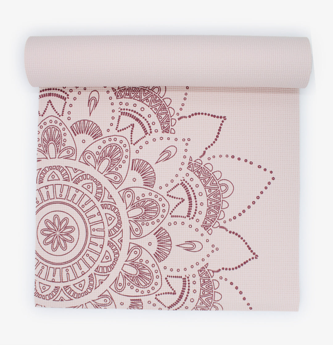 Floral Medallion Premium Yoga Mat (6mm)