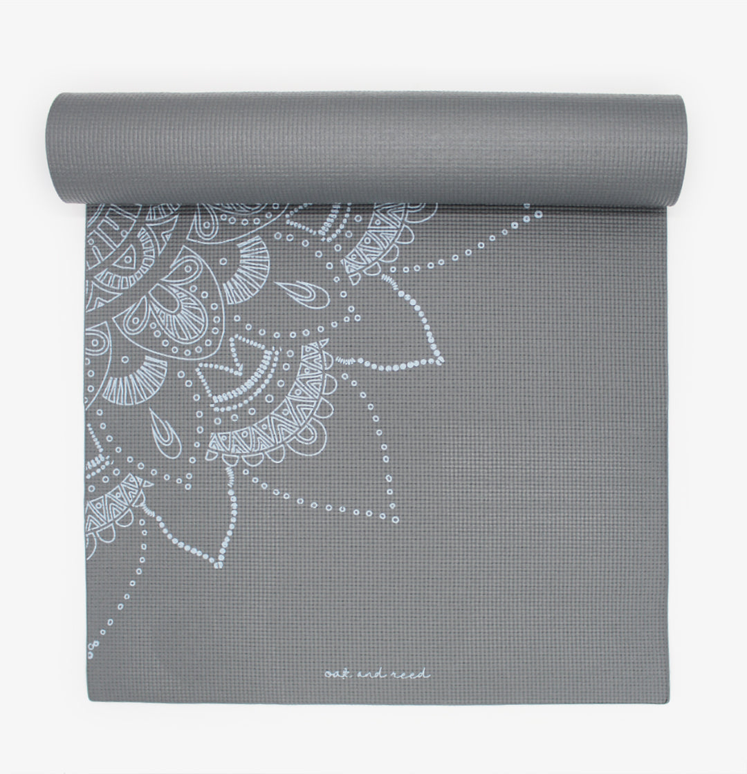 Floral Medallion Premium Yoga Mat (6mm)