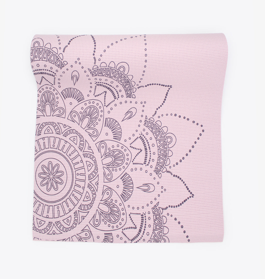 Floral Medallion Premium Yoga Mat (6mm)