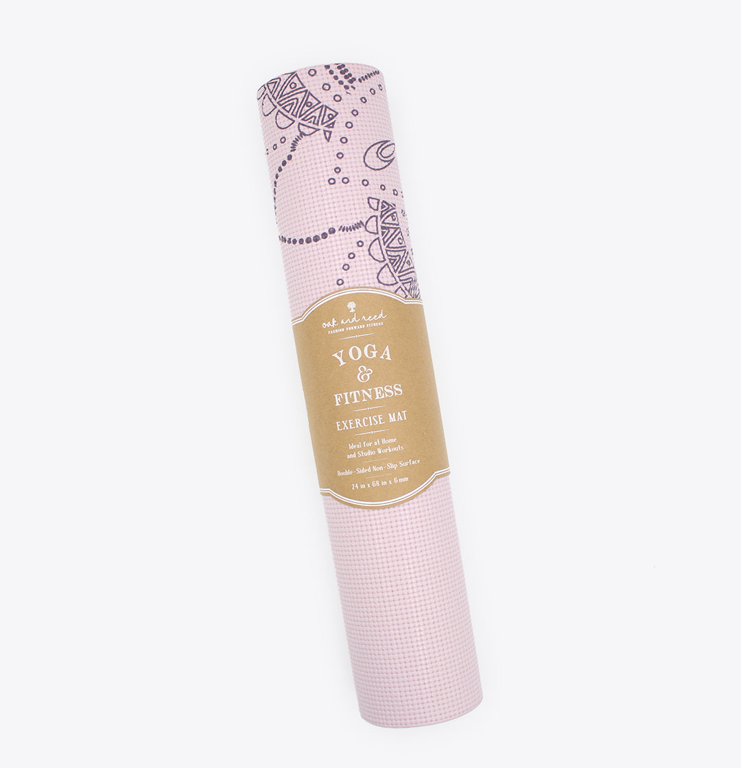 Floral Medallion Premium Yoga Mat (6mm)