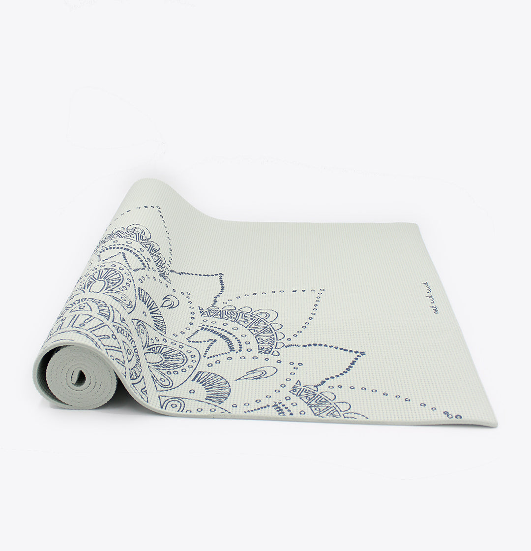 Floral Medallion Premium Yoga Mat (6mm)