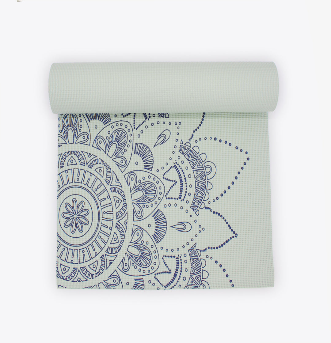 Floral Medallion Premium Yoga Mat (6mm)