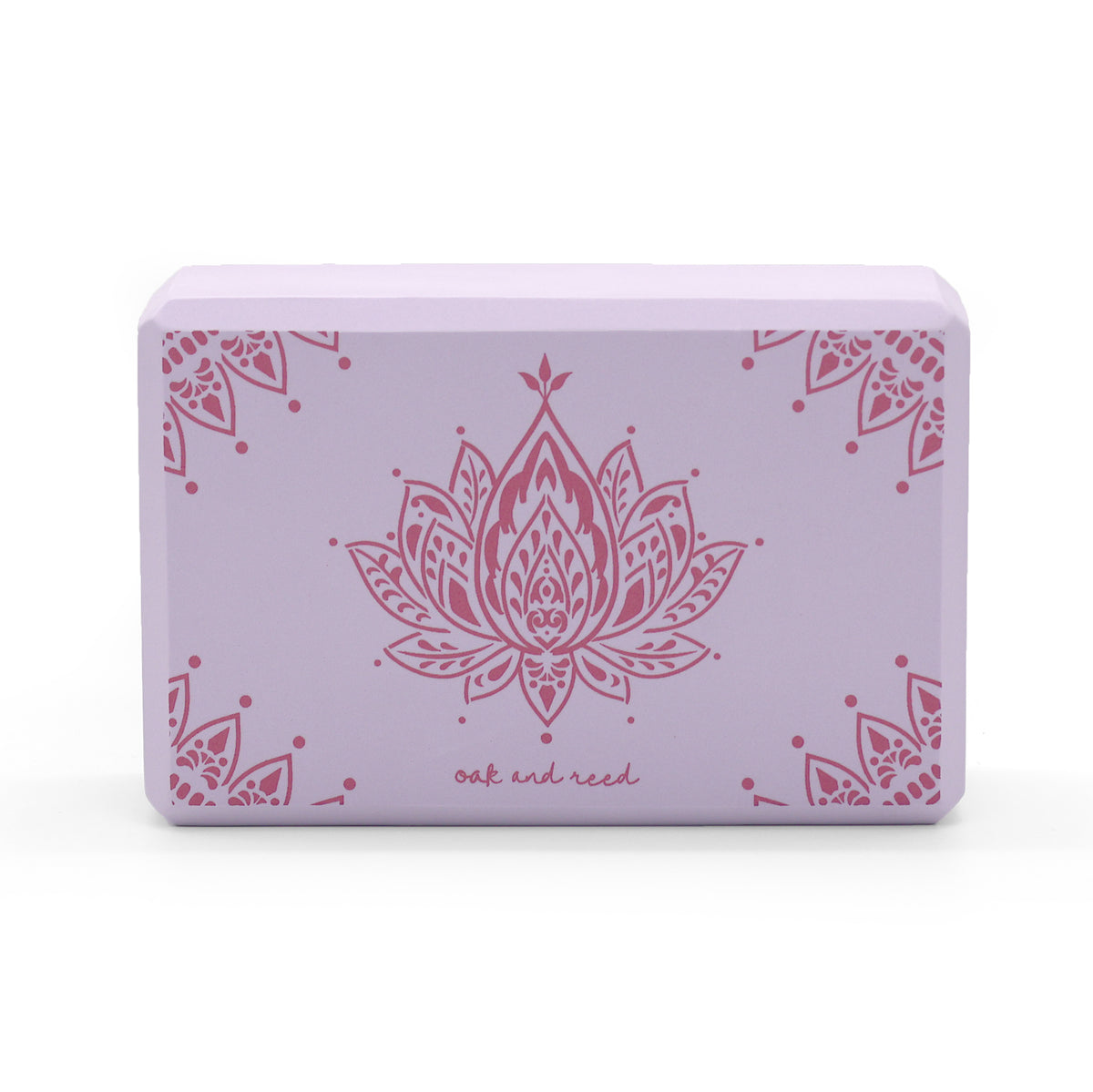 Lotus Printed Yoga Block