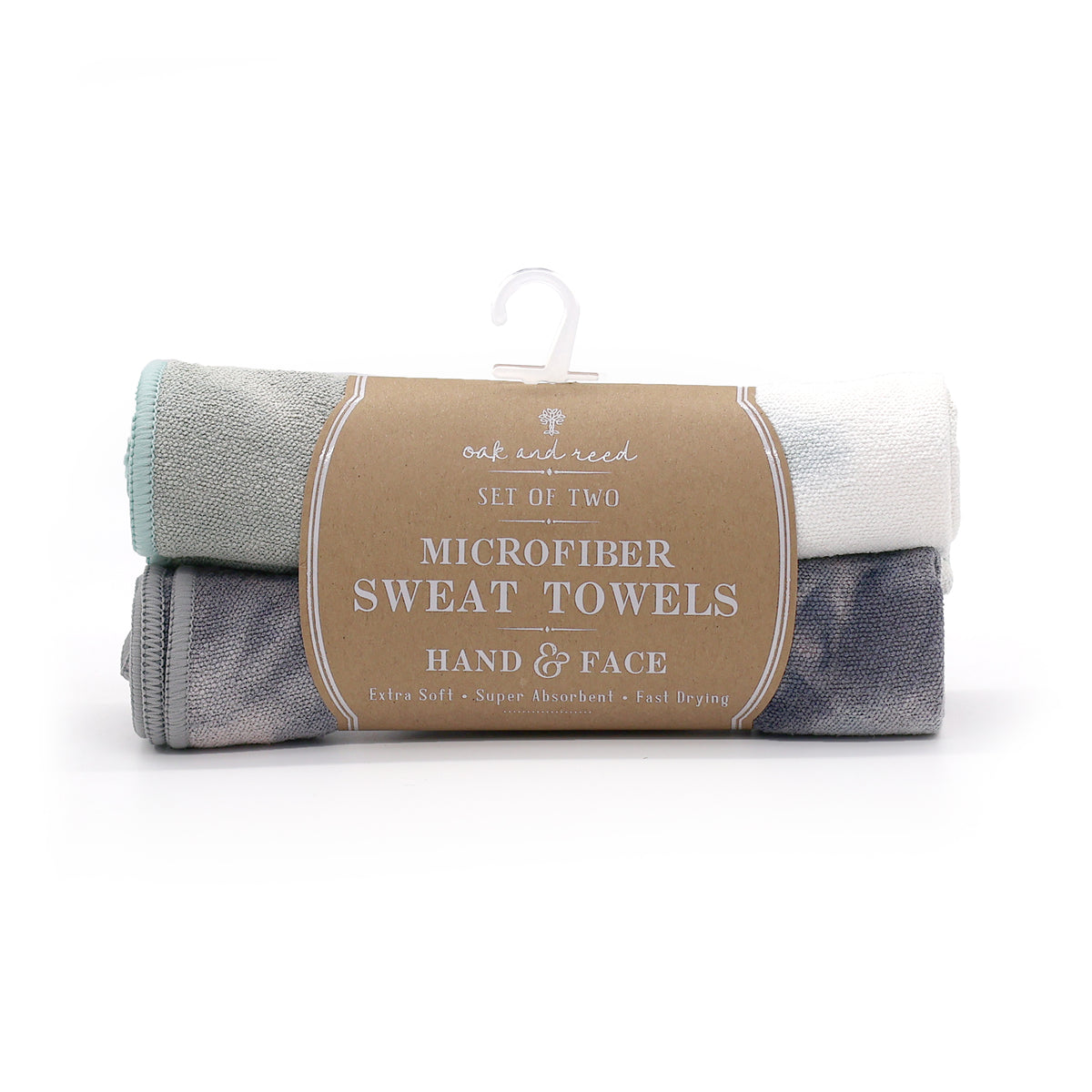 Set of Two Tie Dye Sweat Towels