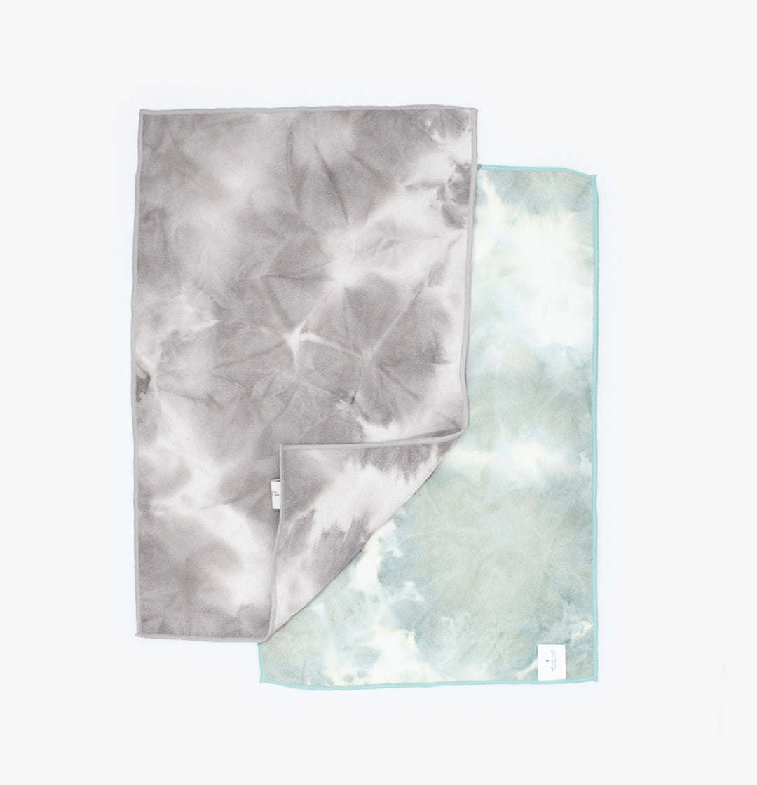 Set of Two Tie Dye Sweat Towels