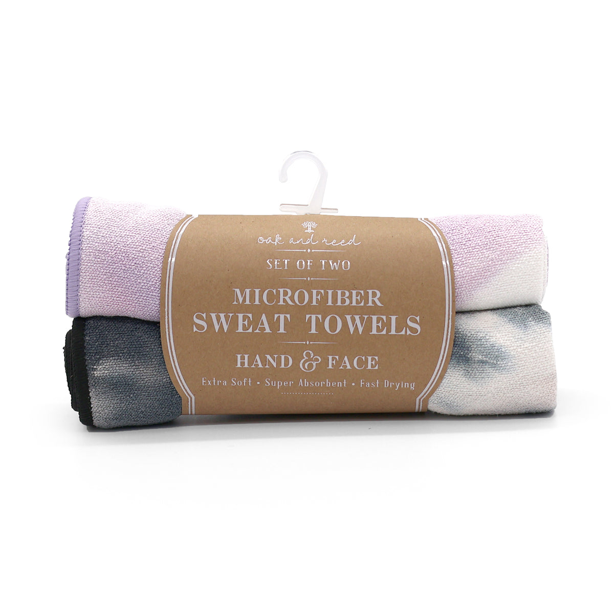 Set of Two Tie Dye Sweat Towels