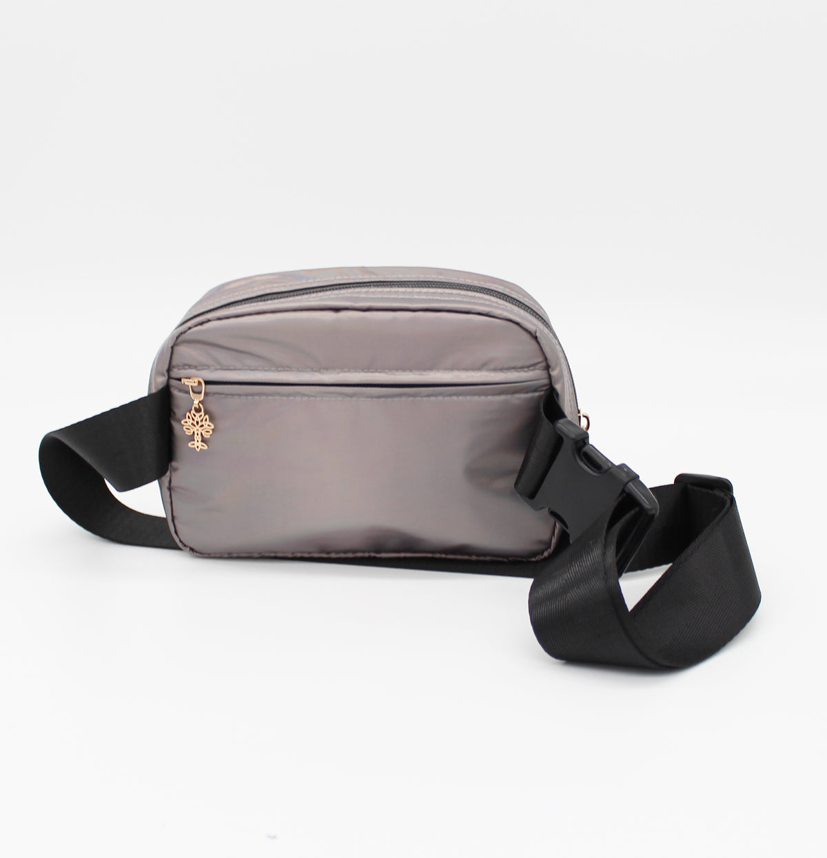 Metallic Adjustable Crossbody Waistpack