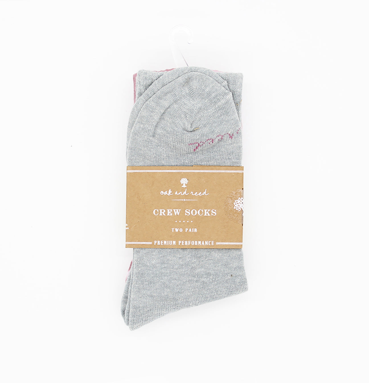 2PK Crew Socks, Tie Dye + Solid