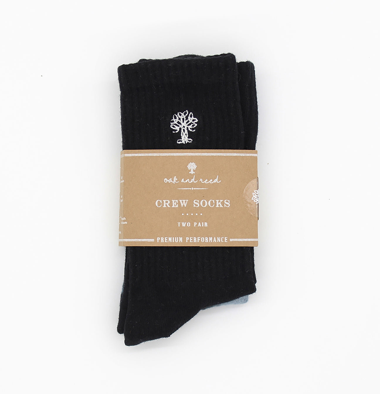 2PK Crew Socks, Tie Dye + Solid