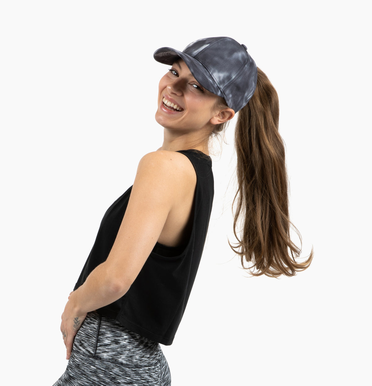 Ponytail Hat, Tie Dye