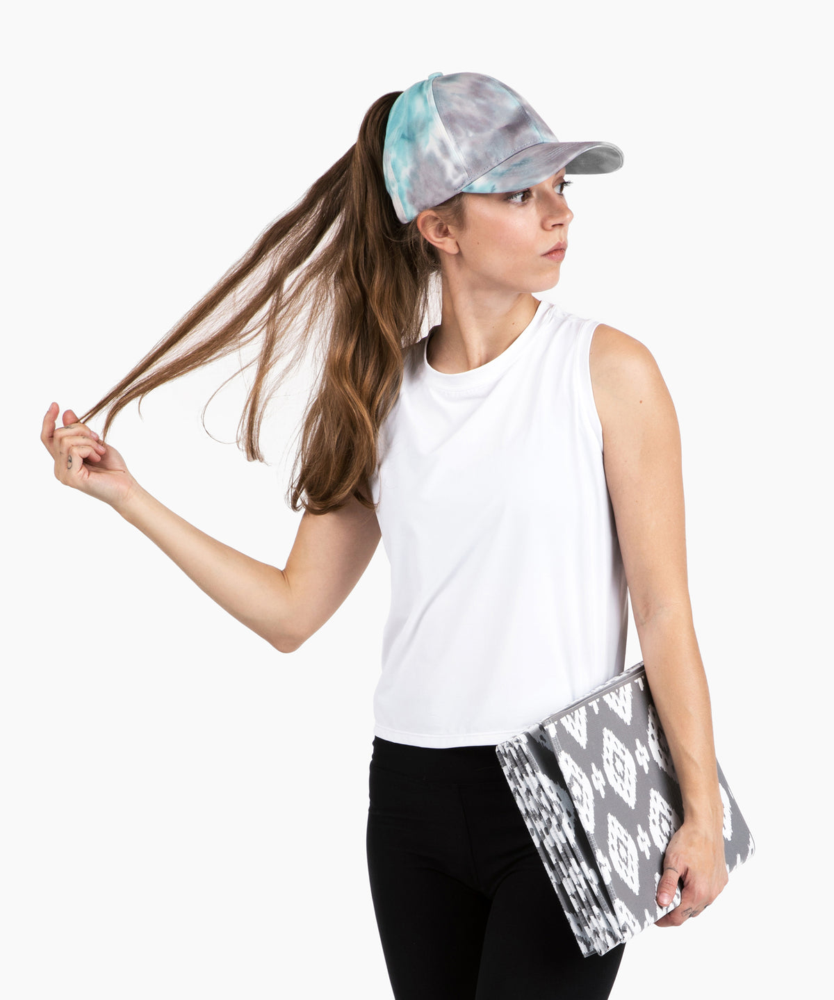 Ponytail Hat, Tie Dye