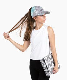 Ponytail Hat, Tie Dye