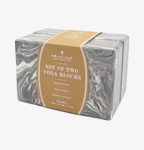Form + Function Foam Marble Yoga Block Set