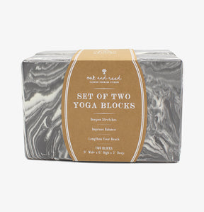 Form + Function Foam Marble Yoga Block Set