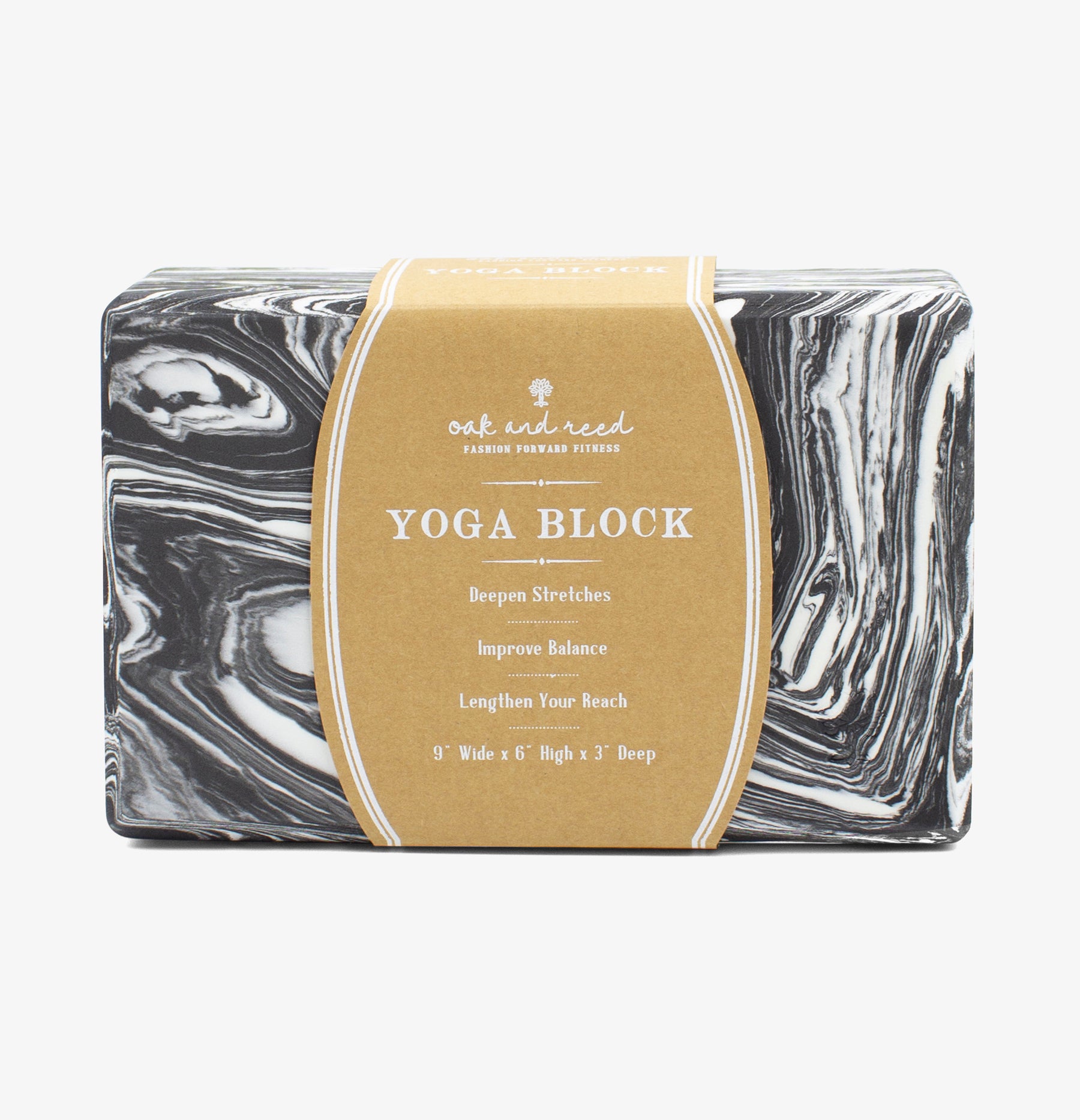 Form + Function Foam Marble Yoga Block