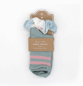 Get-a-Grip Varsity Crews + Scrunchie Set