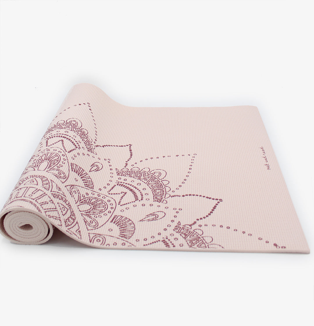 Floral Medallion Premium Yoga Mat (6mm)