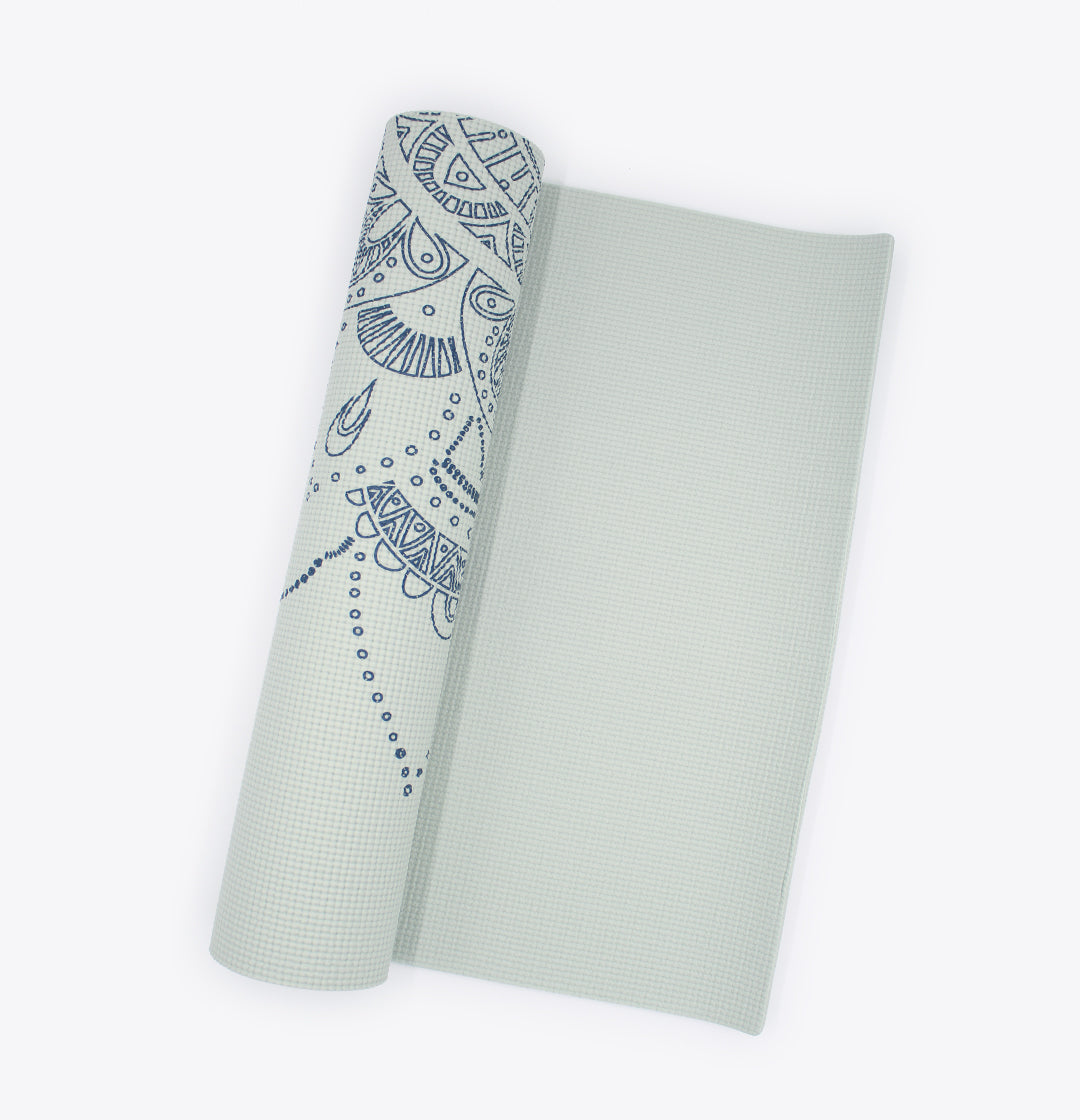 Floral Medallion Premium Yoga Mat (6mm)